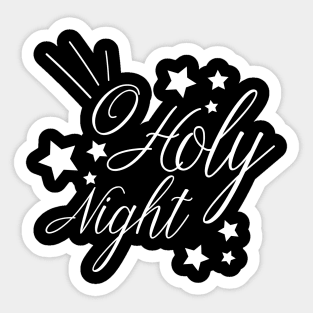 O Holy Night Sticker